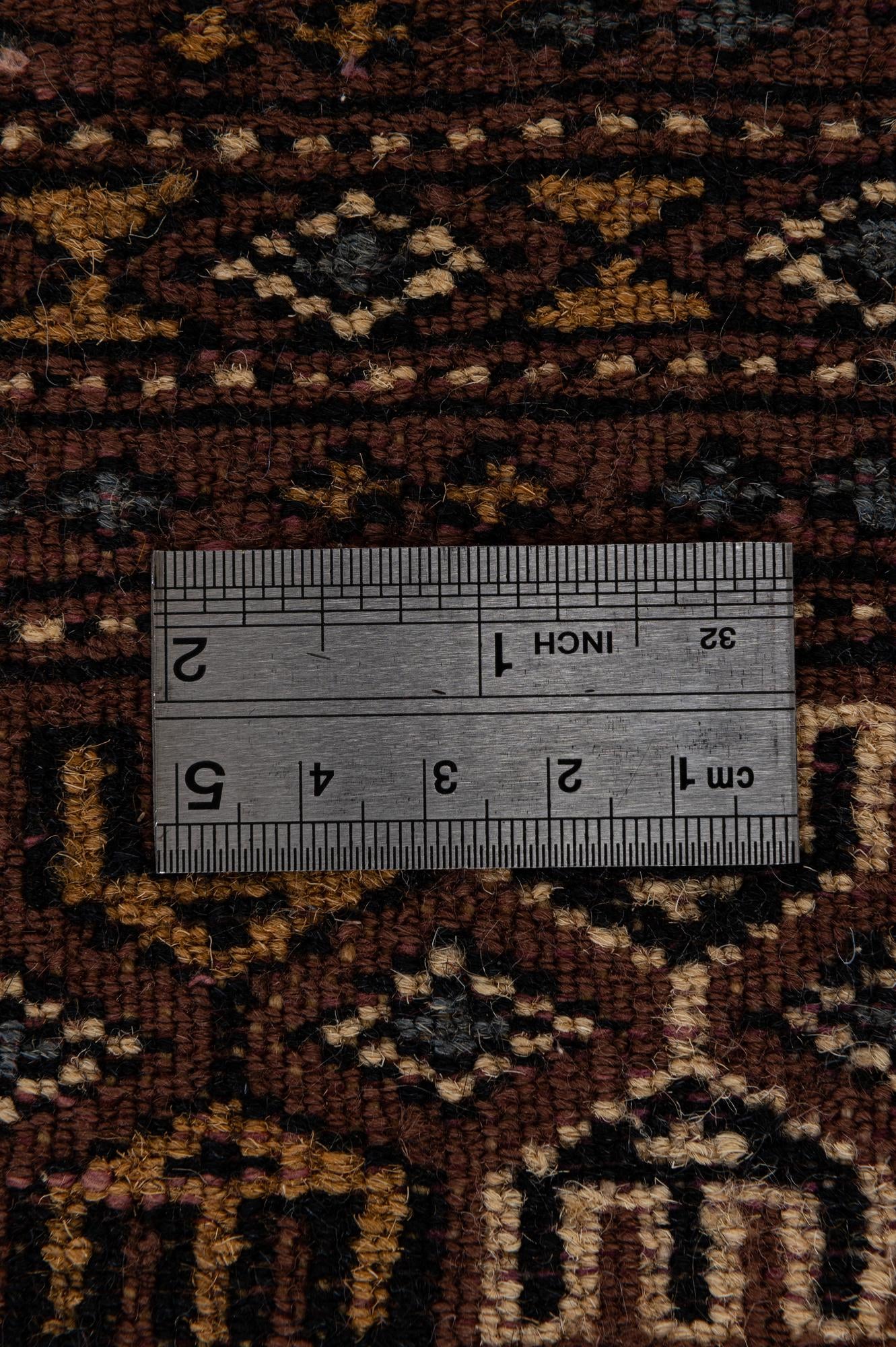 225cm x 305cm anudado a mano Bokhara Alfombra Oriental Lana