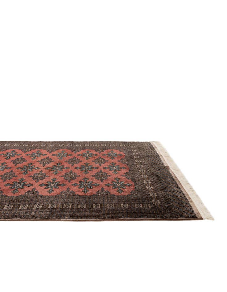 Detail image of 7' 5 x 10'  Hand Knotted Bokhara Oriental Wool Rug