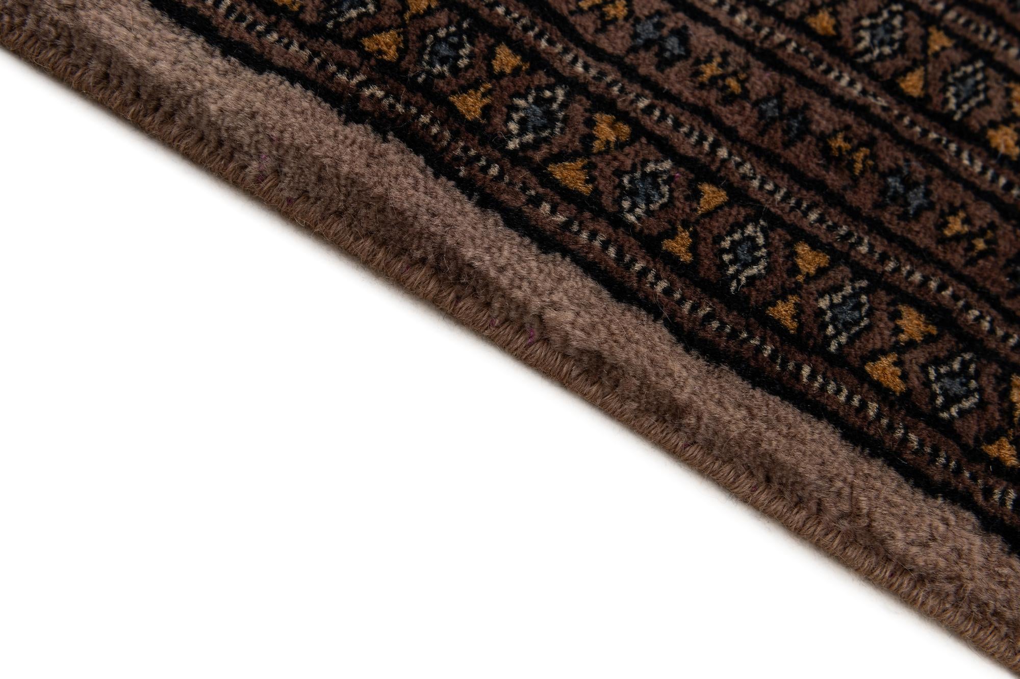 225cm x 305cm anudado a mano Bokhara Alfombra Oriental Lana