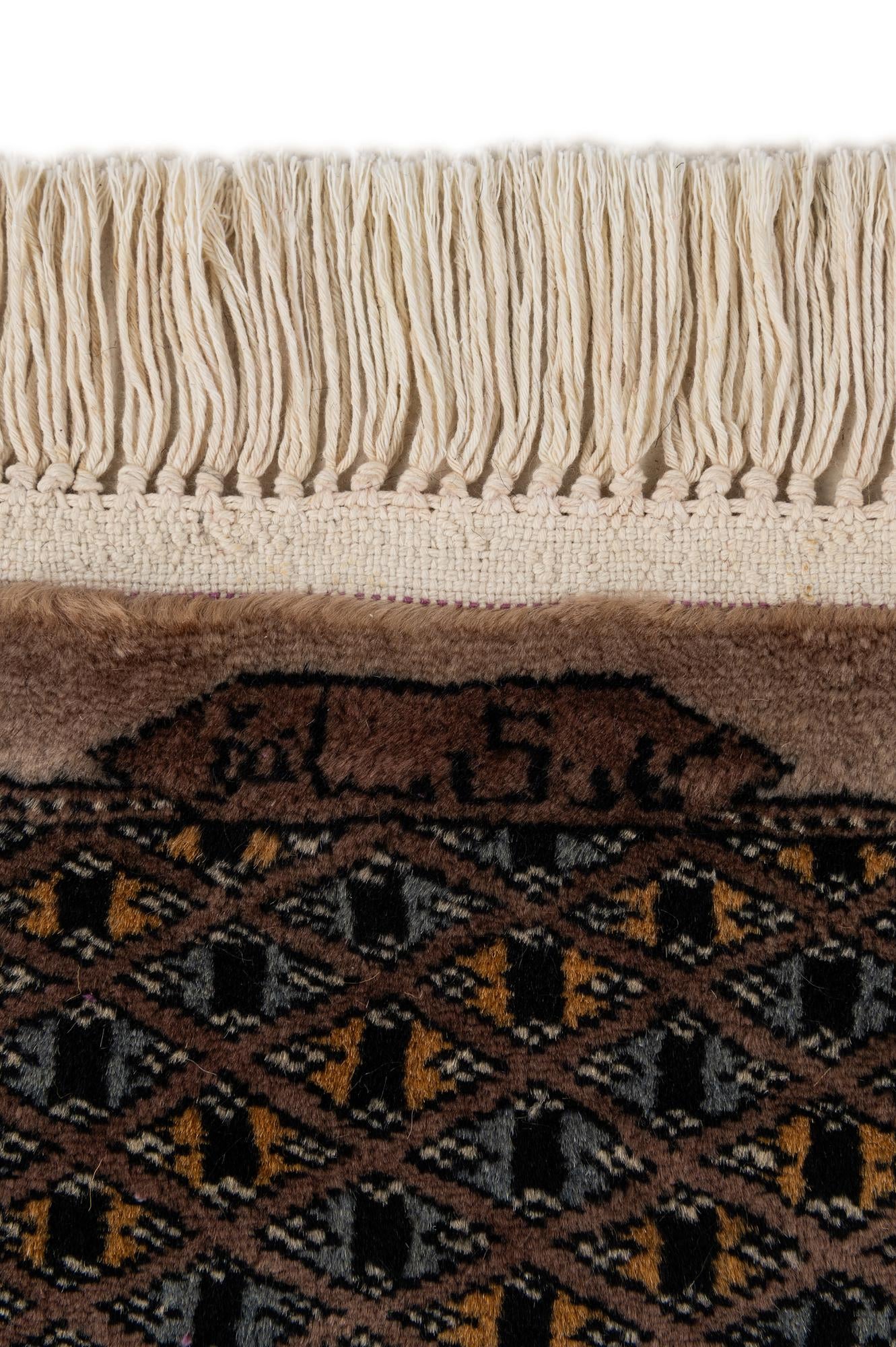 225cm x 305cm anudado a mano Bokhara Alfombra Oriental Lana