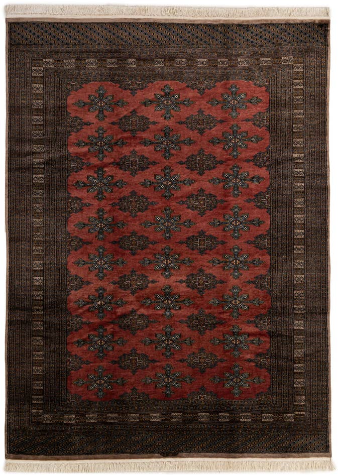 Detail image of 225cm x 305cm anudado a mano Bokhara Alfombra Oriental Lana