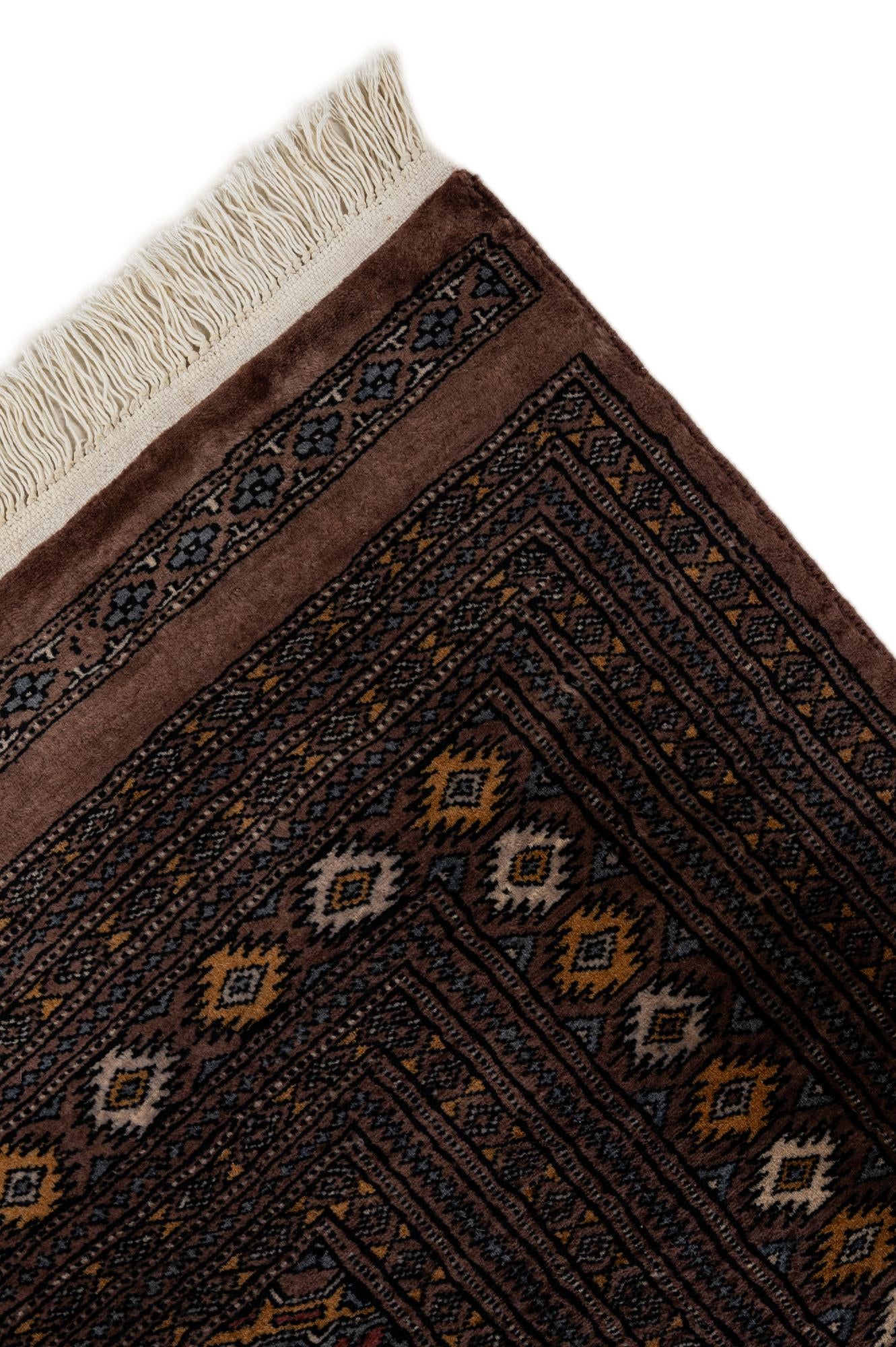 7' 4 x 9' 10 Hand Knotted Bokhara Oriental Wool Rug