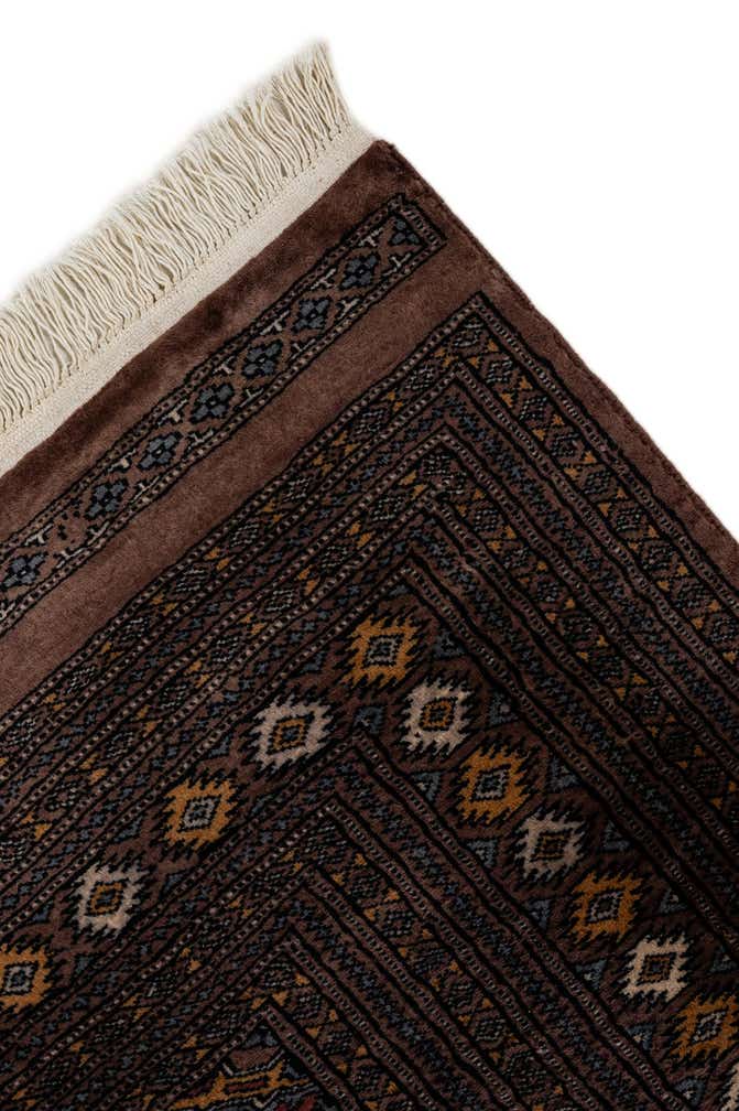 7' 4 x 9' 10 Hand Knotted Bokhara Oriental Wool Rug