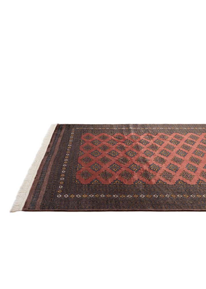 7' 4 x 9' 10 Hand Knotted Bokhara Oriental Wool Rug