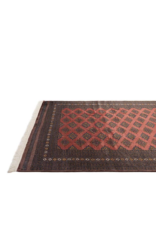 Detail image of 7' 4 x 9' 10 Hand Knotted Bokhara Oriental Wool Rug