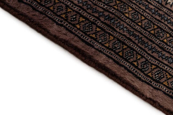 Detail image of 7' 4 x 9' 10 Hand Knotted Bokhara Oriental Wool Rug