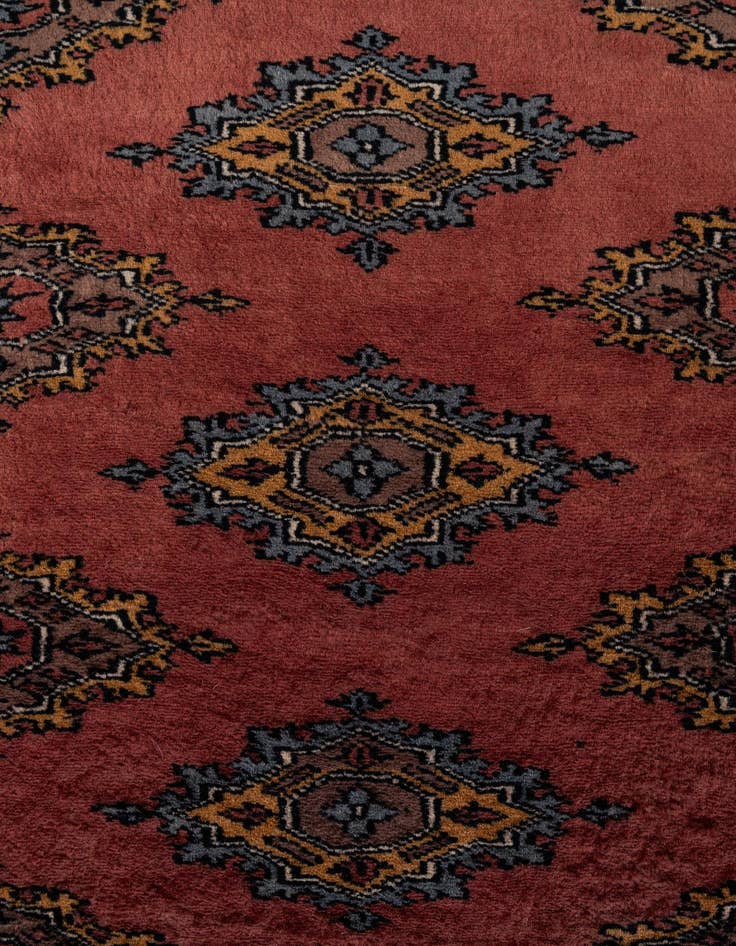 Detail image of 7' 4 x 9' 10  Hand Knotted Bokhara Oriental Wool Rug