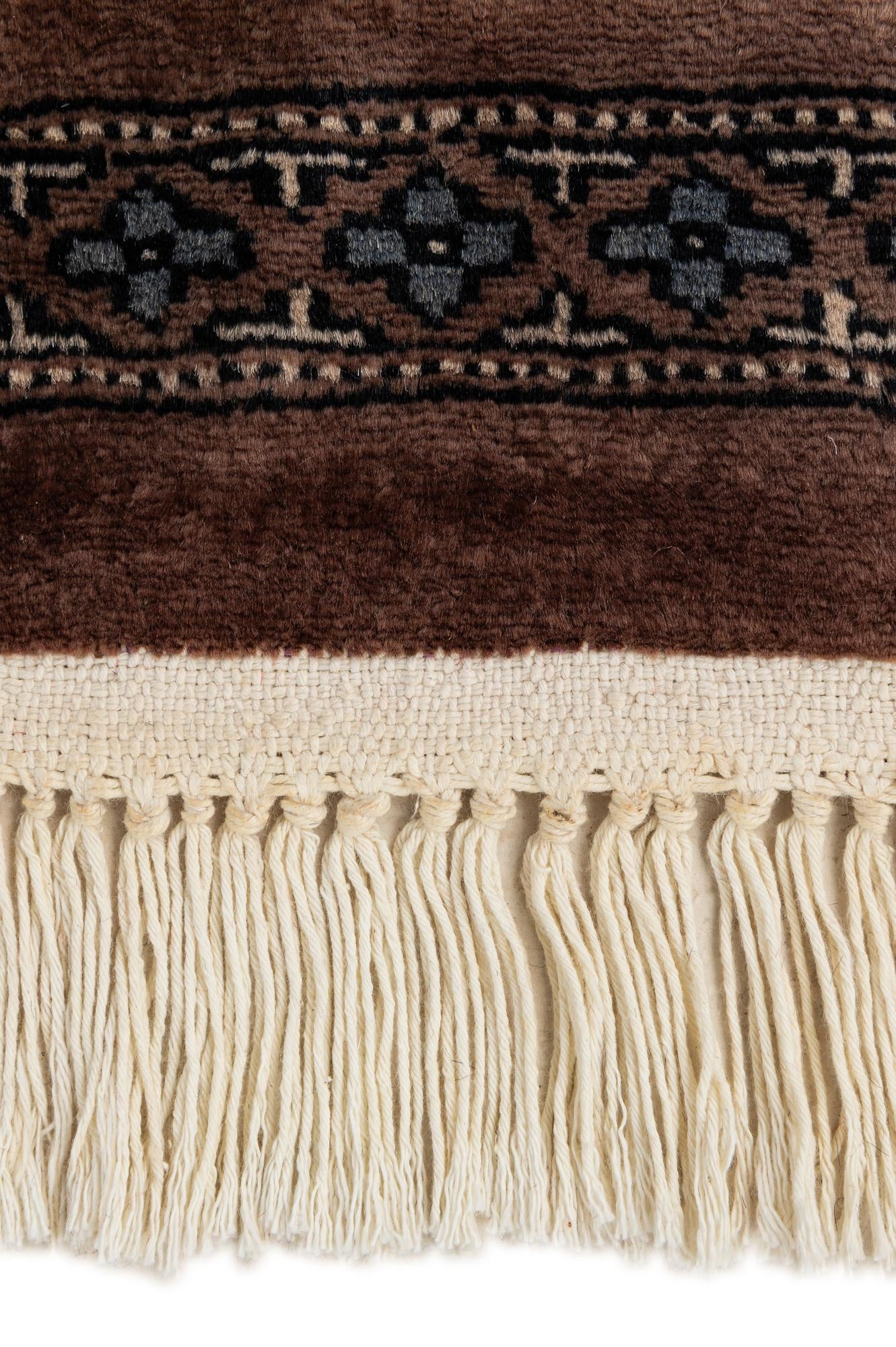 7' 4 x 9' 10 Hand Knotted Bokhara Oriental Wool Rug