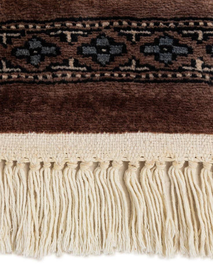 Detail image of 7' 4 x 9' 10  Hand Knotted Bokhara Oriental Wool Rug