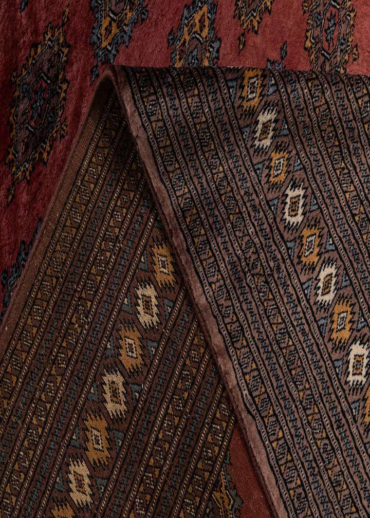 7' 4 x 9' 10 Hand Knotted Bokhara Oriental Wool Rug