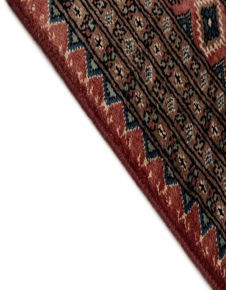 Detail image of 8' x 9' 7 Hand Knotted Bokhara Oriental Rug