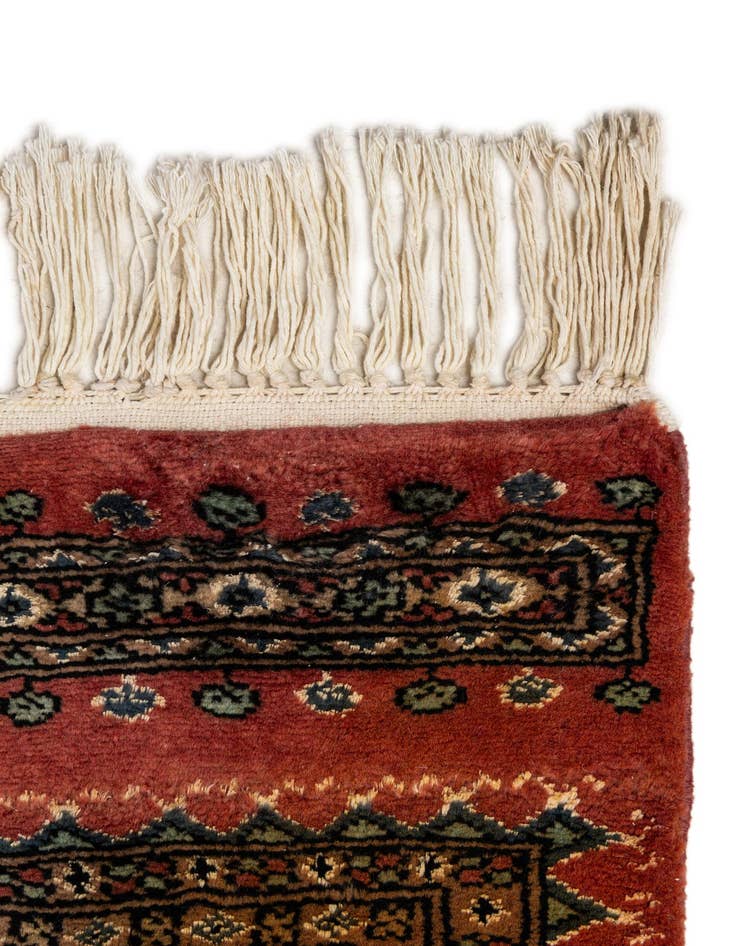 Detail image of 8' x 9' 7  Hand Knotted Bokhara Oriental Rug