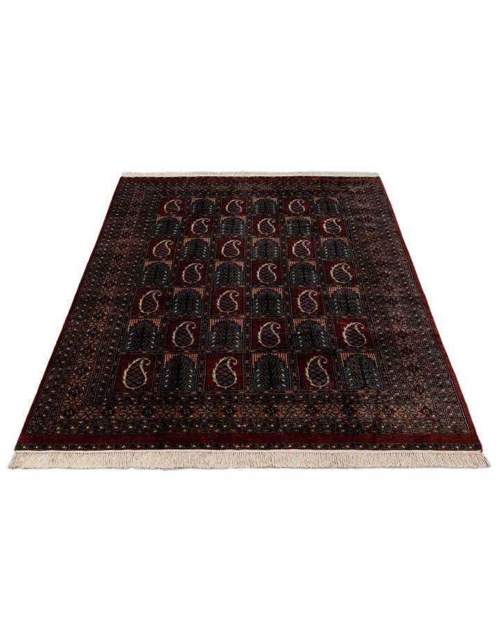 6' x 9' Hand Knotted Bokhara Oriental Wool Rug