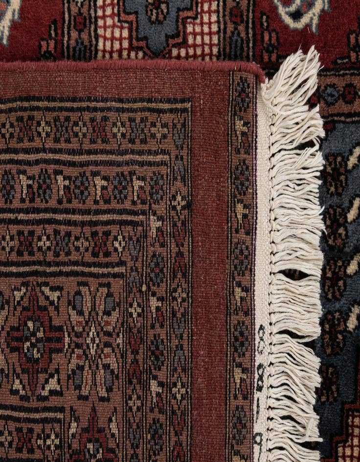 Detail image of 6' x 9'  Hand Knotted Bokhara Oriental Wool Rug