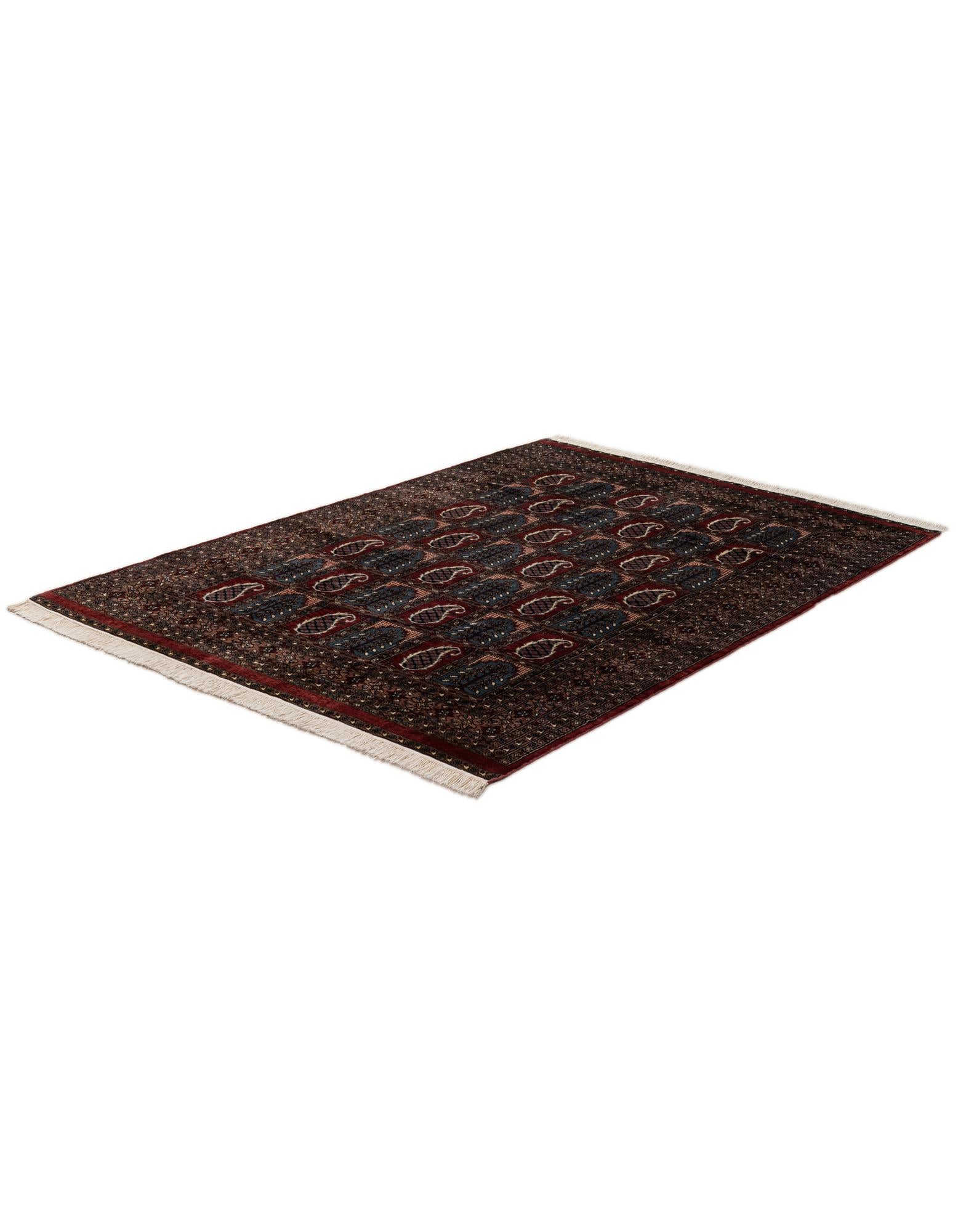 6' x 9' Hand Knotted Bokhara Oriental Wool Rug