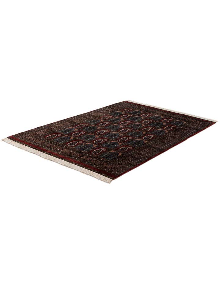 6' x 9' Hand Knotted Bokhara Oriental Wool Rug