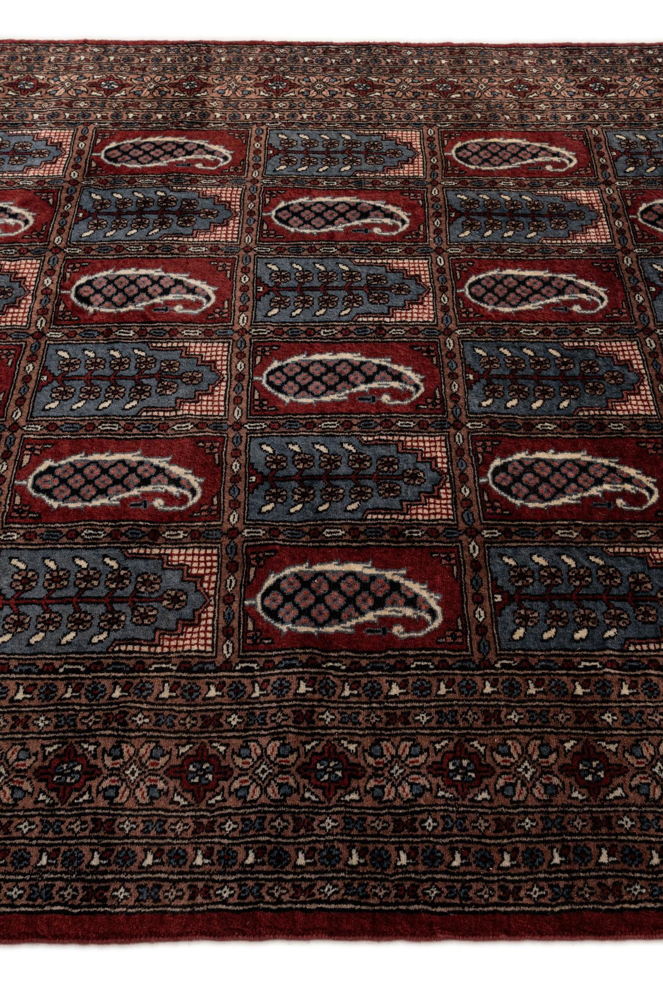 6' x 9' Hand Knotted Bokhara Oriental Wool Rug