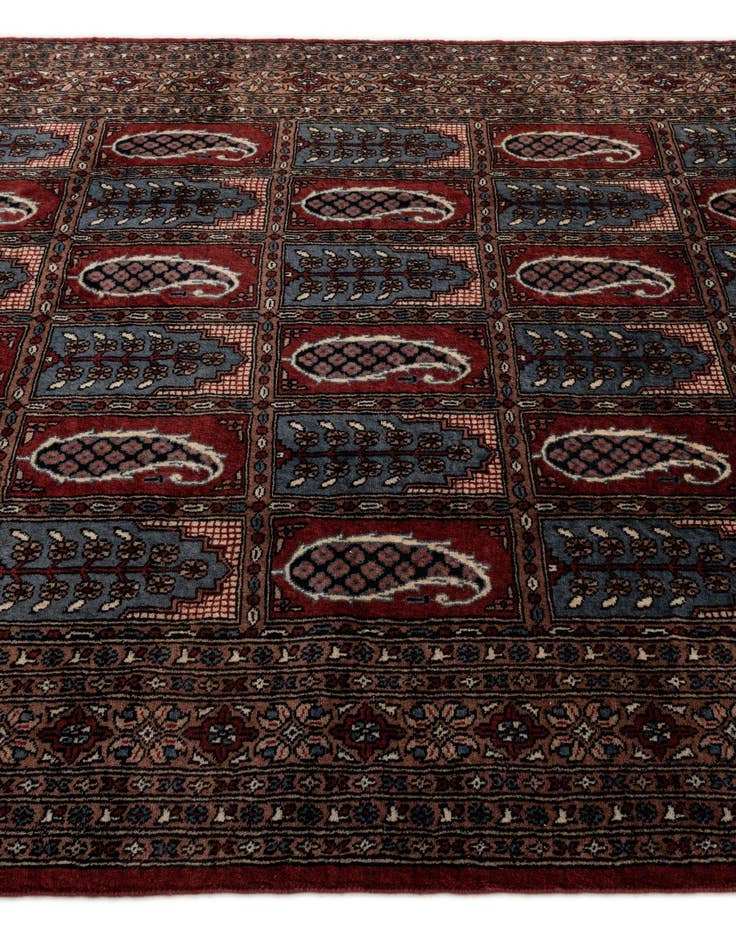 Detail image of 6' x 9'  Hand Knotted Bokhara Oriental Wool Rug
