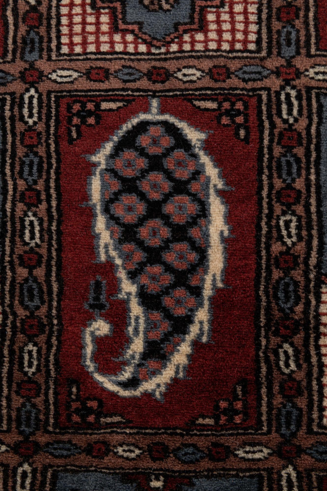 6' x 9' Hand Knotted Bokhara Oriental Wool Rug