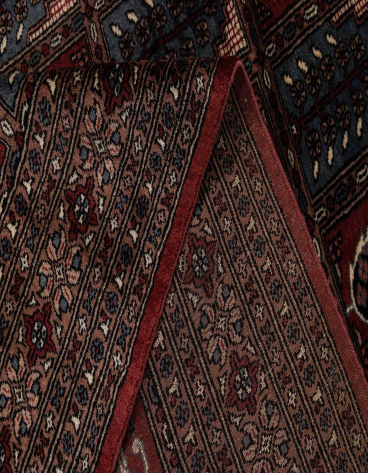 Detail image of 6' x 9'  Hand Knotted Bokhara Oriental Wool Rug
