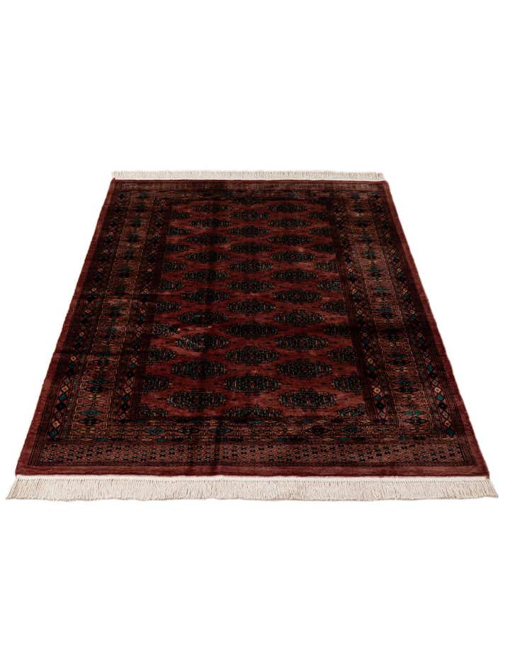 4' 2 x 6' 2 Hand Knotted Bokhara Wool Rug