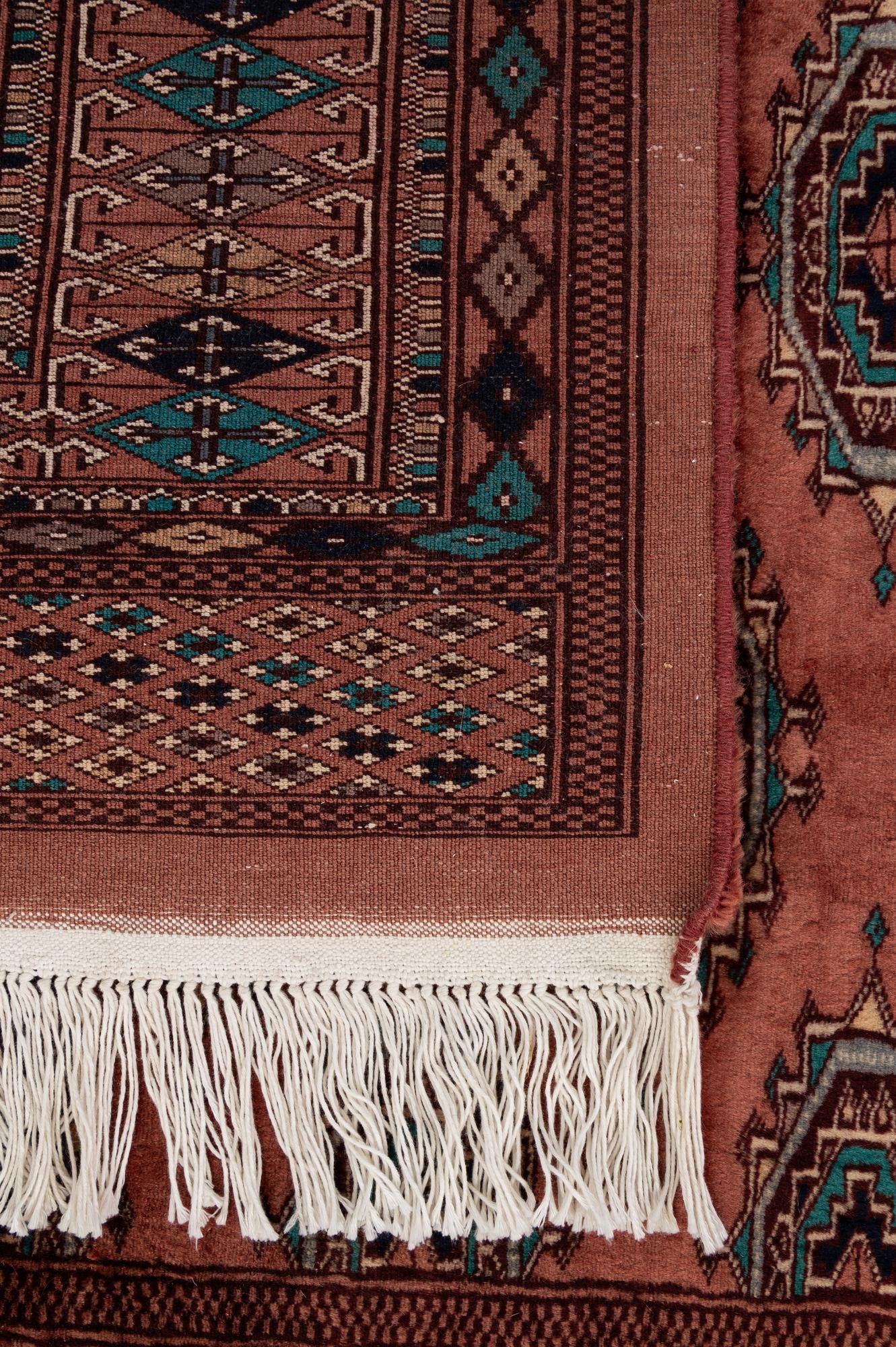 4' 2 x 6' 2 Hand Knotted Bokhara Wool Rug