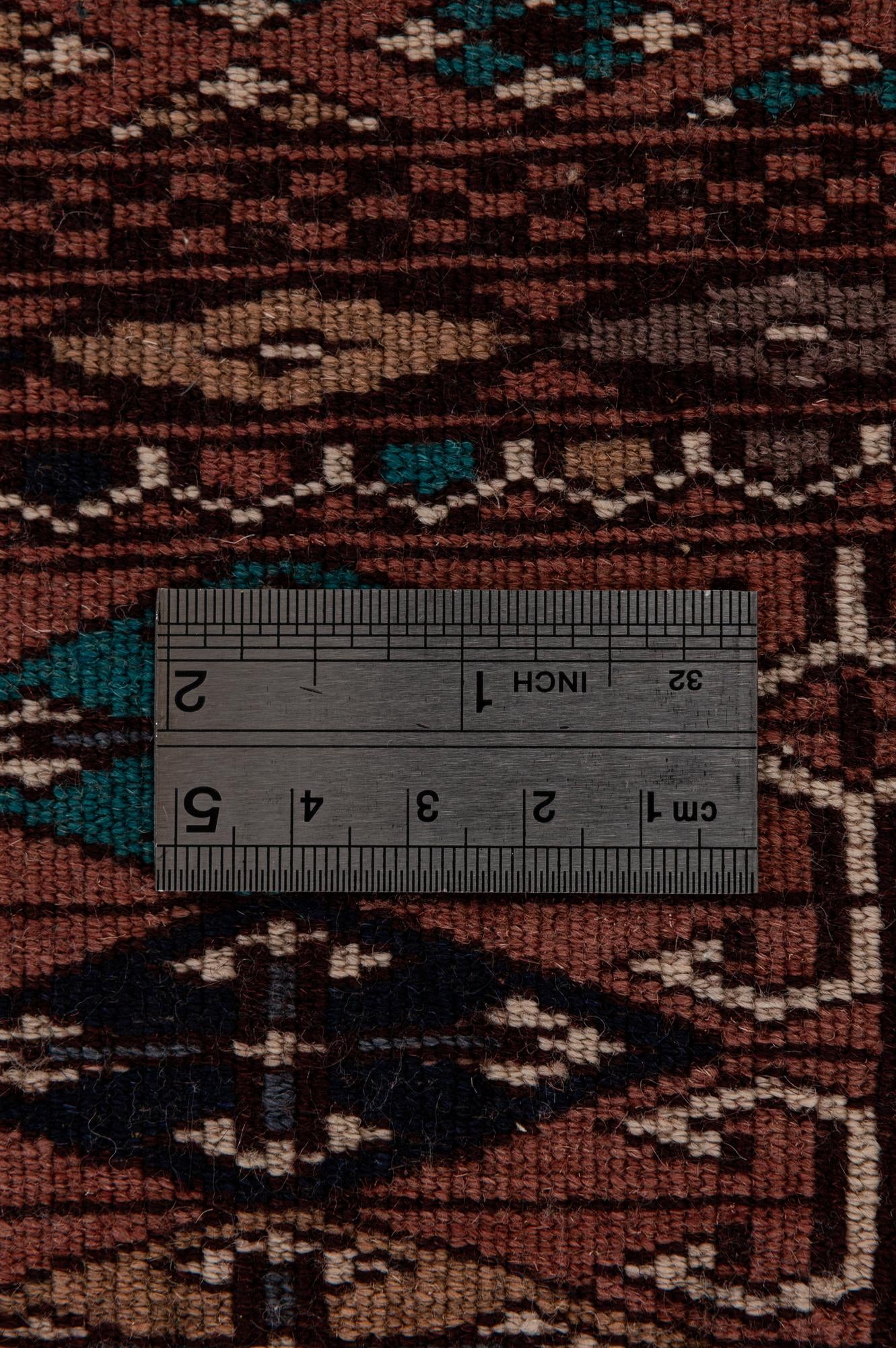 4' 2 x 6' 2 Hand Knotted Bokhara Wool Rug