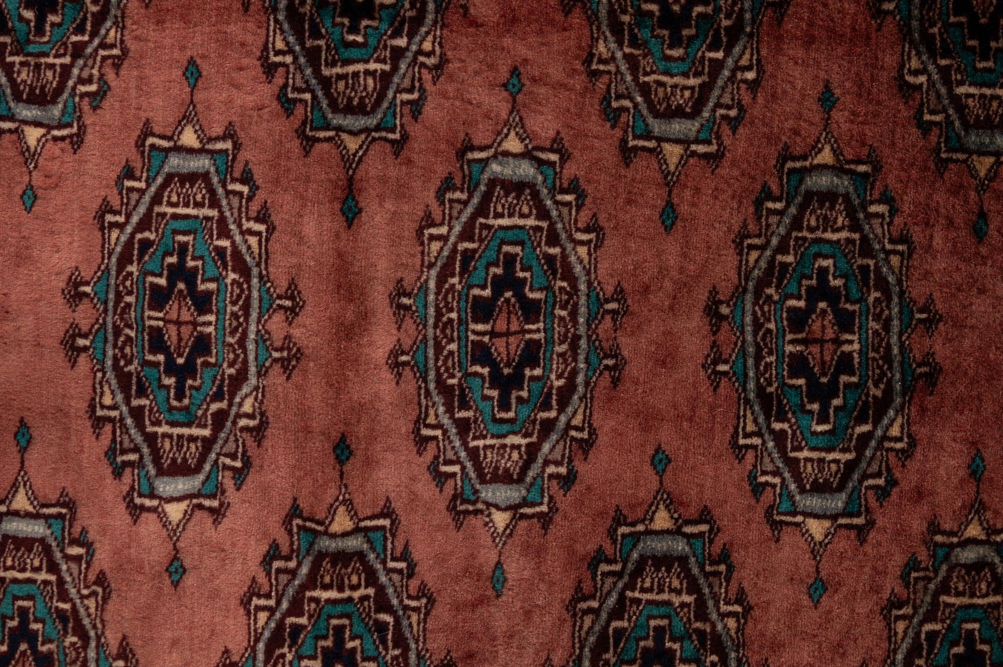 4' 2 x 6' 2 Hand Knotted Bokhara Wool Rug