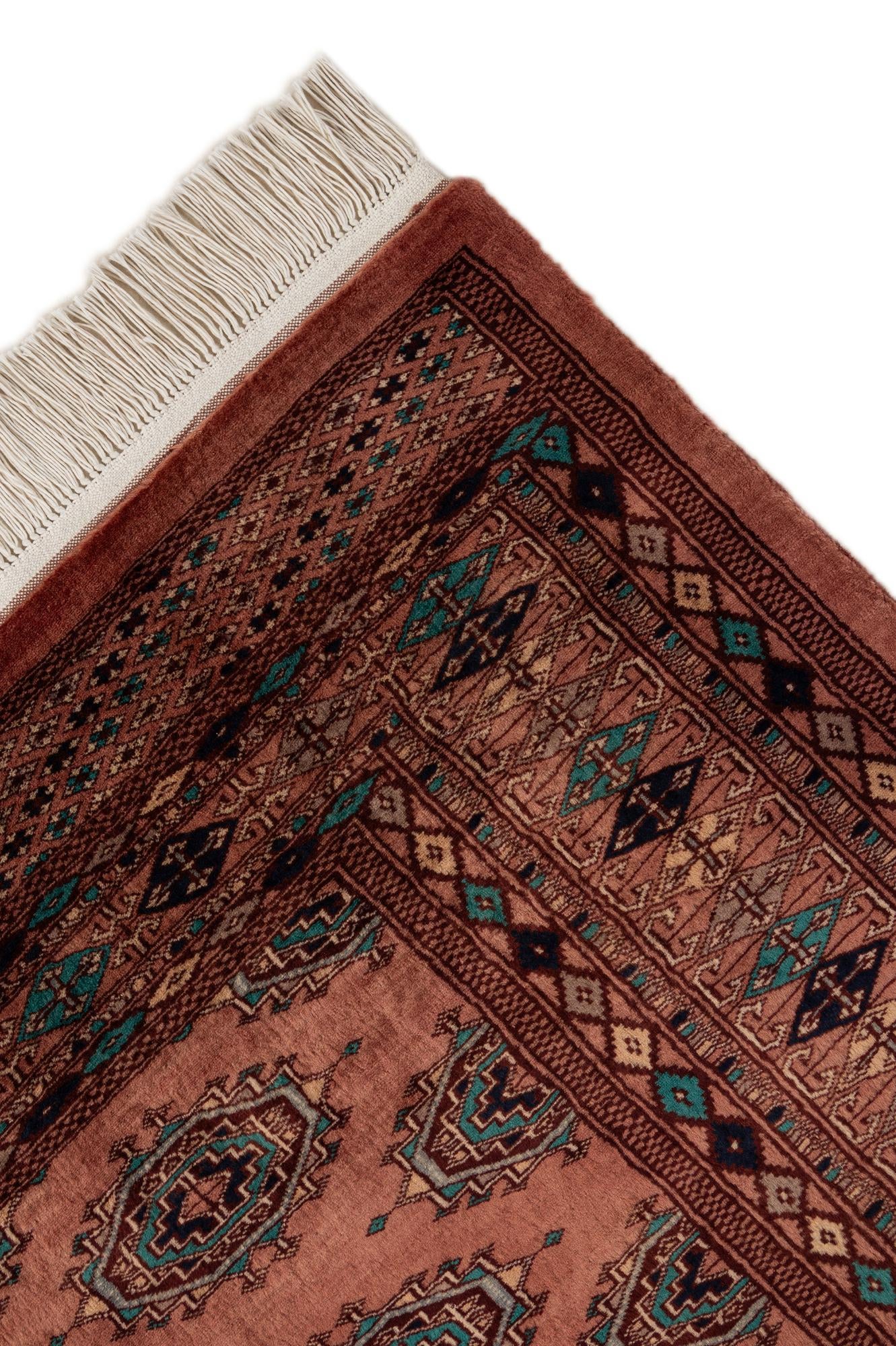 4' 2 x 6' 2 Hand Knotted Bokhara Wool Rug