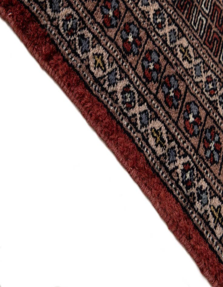 Detail image of 5' 4 x 8' 7  Hand Knotted Bokhara Oriental Wool Rug