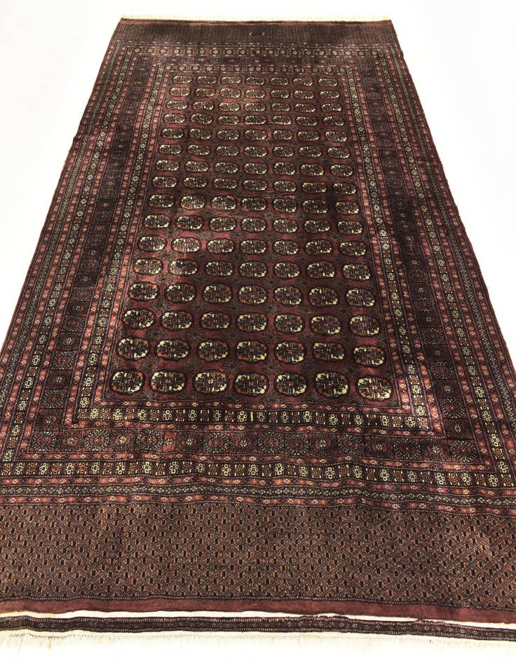 Detail image of 7' x 9' Hand Knotted Bokhara Oriental Wool Rug