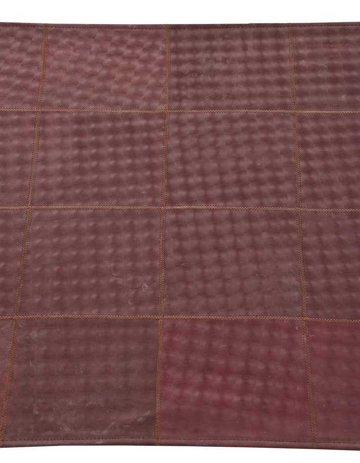 Detail image of 2' 1 x 3' 1 Cowhide Leather Rug