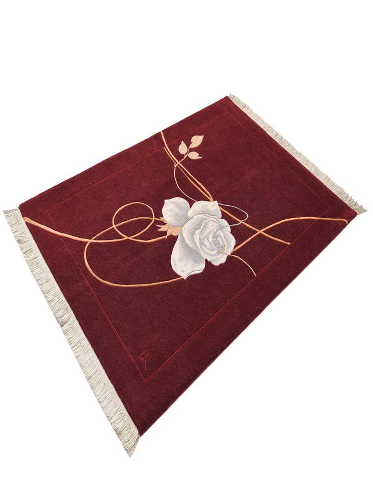 Detail image of 3' 11 x 5' 11  Hand Knotted Darya Rug