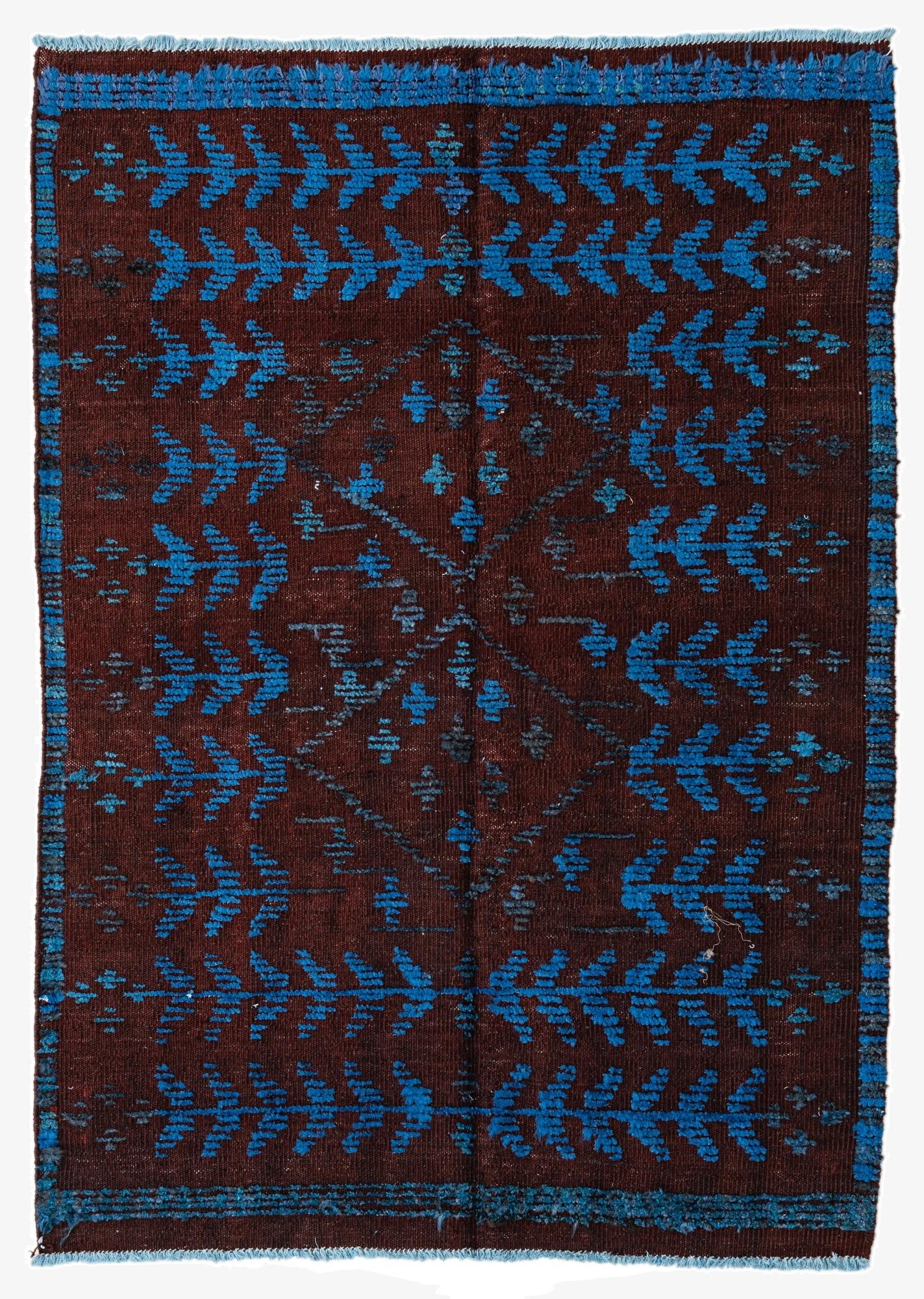 4' 3 x 6'  Hand Knotted Darya Wool Rug