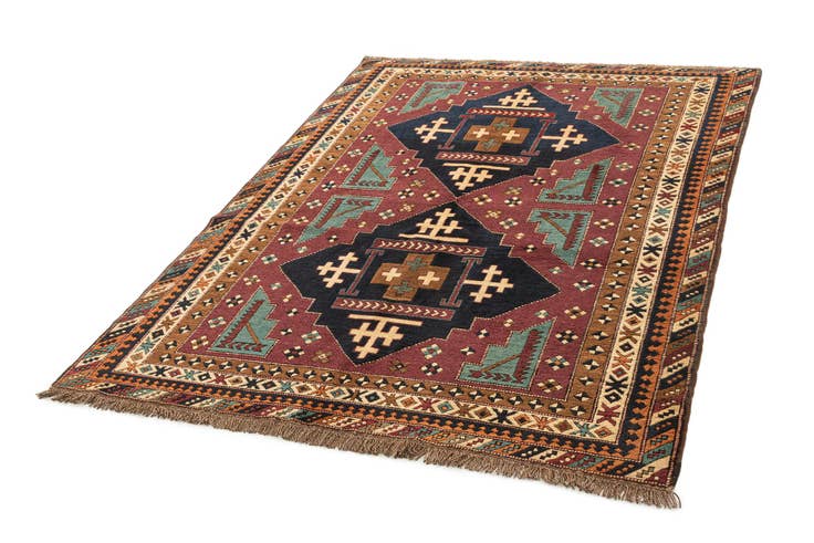 Detail image of 5' x 7' Hand Knotted Kars Wool Rug
