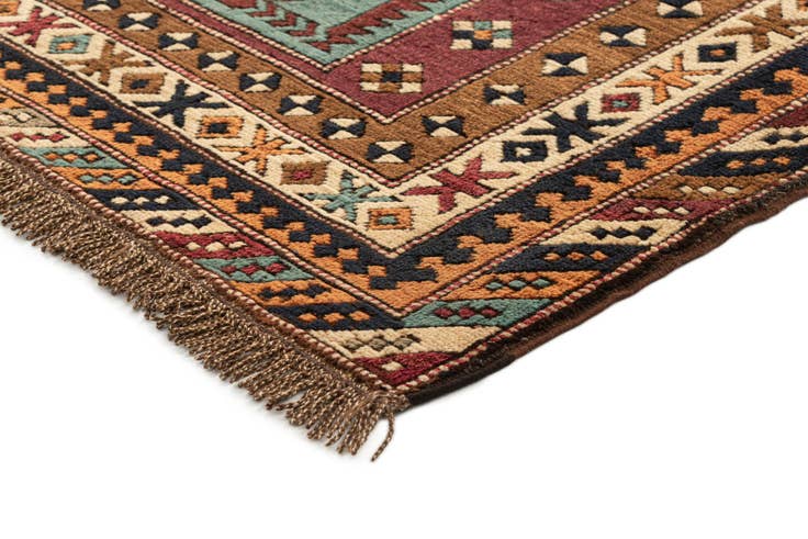 Detail image of 5' x 7' Hand Knotted Kars Wool Rug