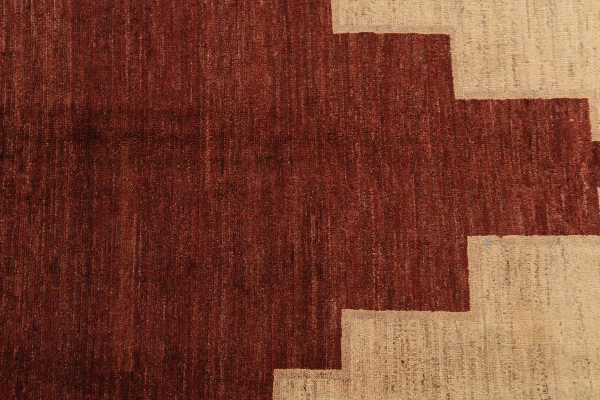 3' 10 x 5' 10 Hand Knotted Kashkuli Gabbeh Wool Rug