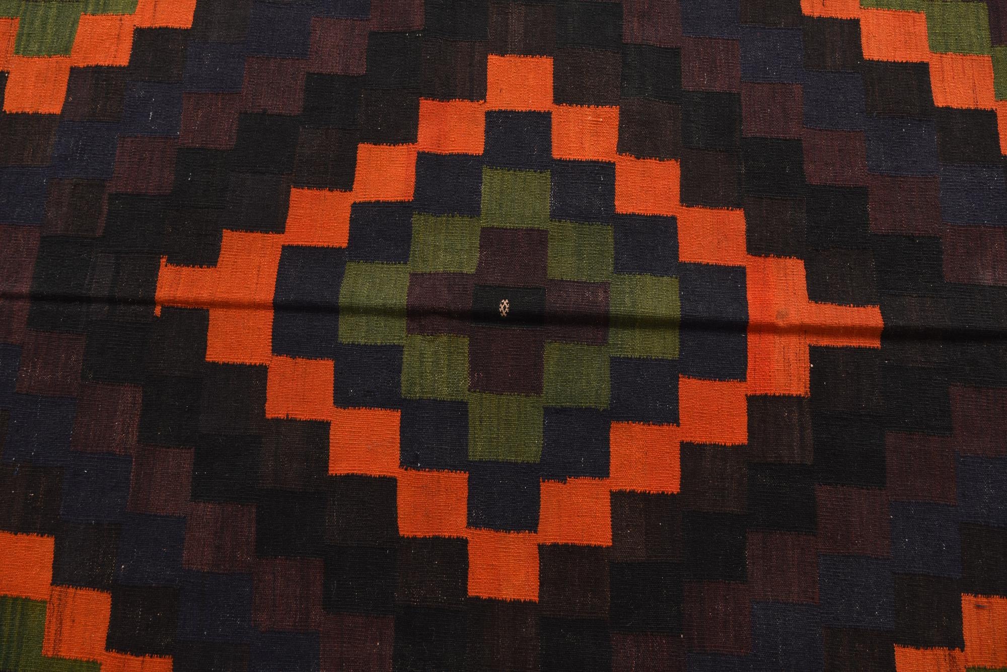 10' x 15' 9 Hand Woven Kilim Afghan Wool Rug
