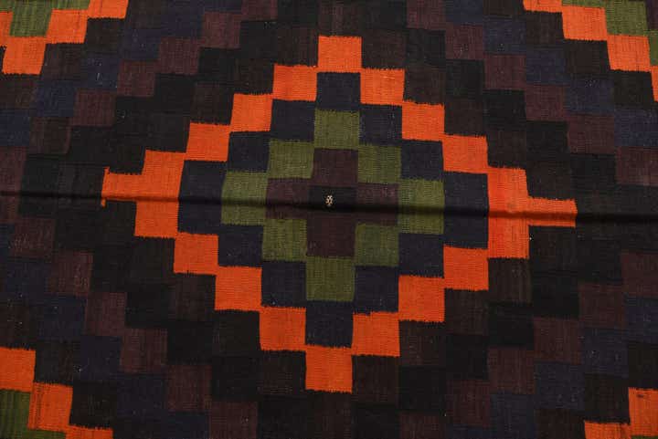10' x 15' 9 Hand Woven Kilim Afghan Wool Rug