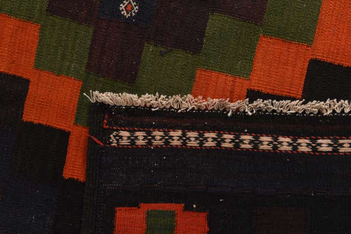 10' x 15' 9 Hand Woven Kilim Afghan Wool Rug