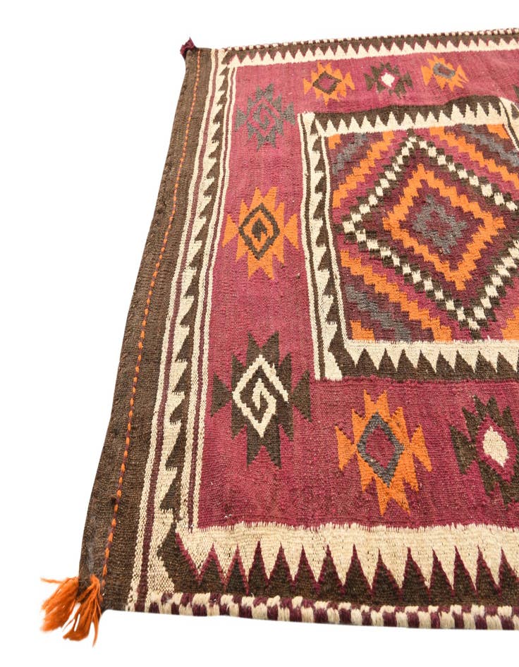 Detail image of 3' x 4'  Hand Woven Kilim Fars Wool Rug
