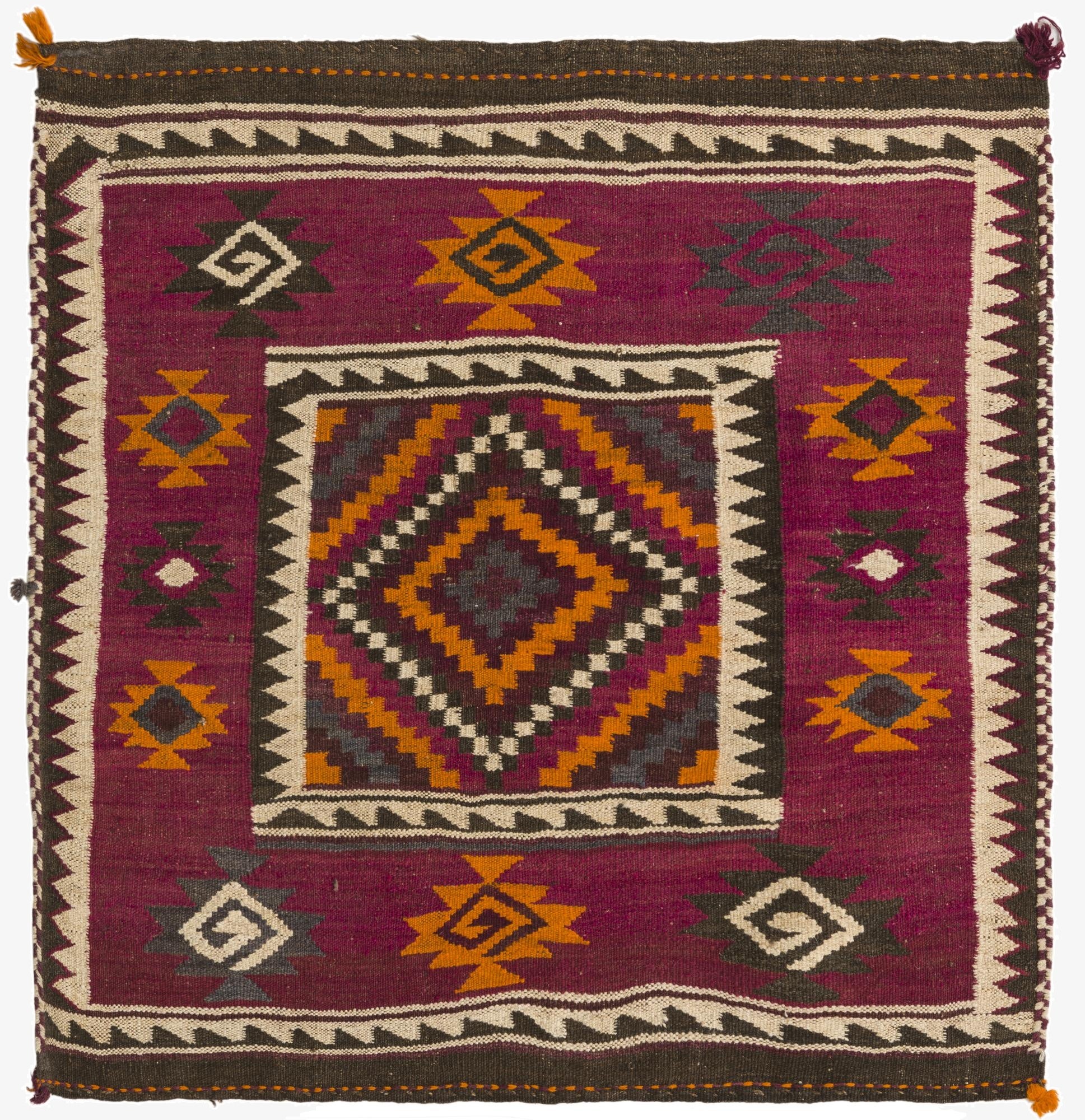 3' x 4'  Hand Woven Kilim Fars Wool Rug