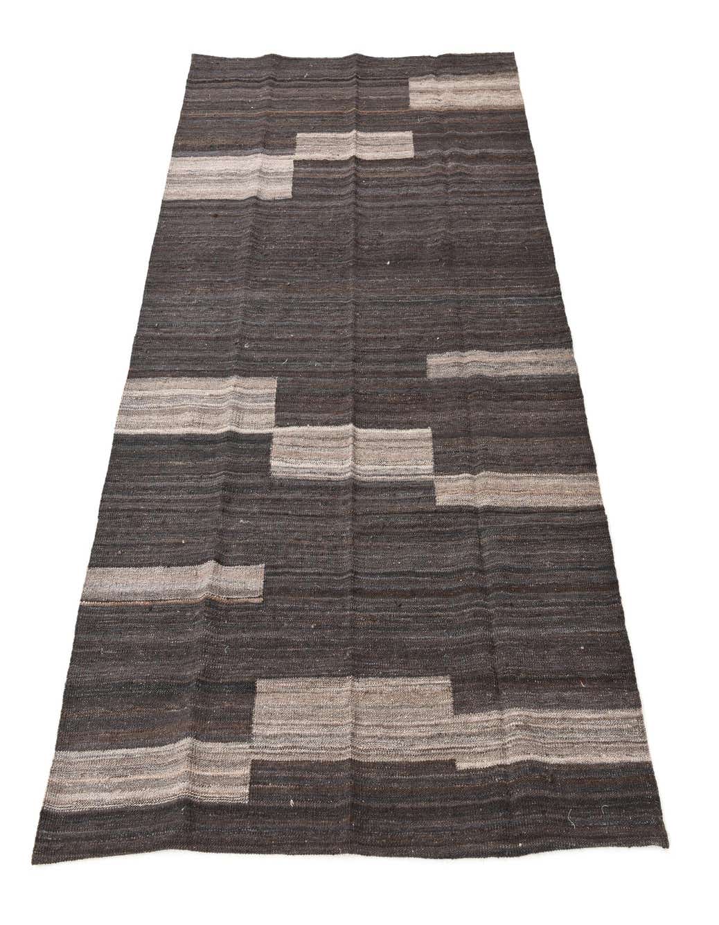 Detail image of  4' 4 x 5' 9  Hand Woven Kilim Modern Wool Rug