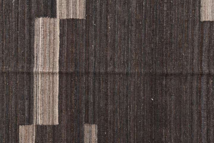 4' 4 x 5' 9 Hand Woven Kilim Modern Wool Rug