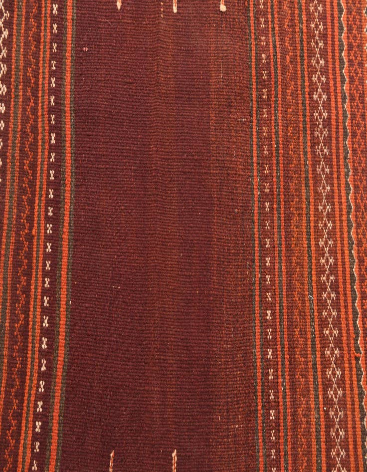 Detail image of 3' 2 x 4' 2  Hand Woven Kilim Modern Wool Rug