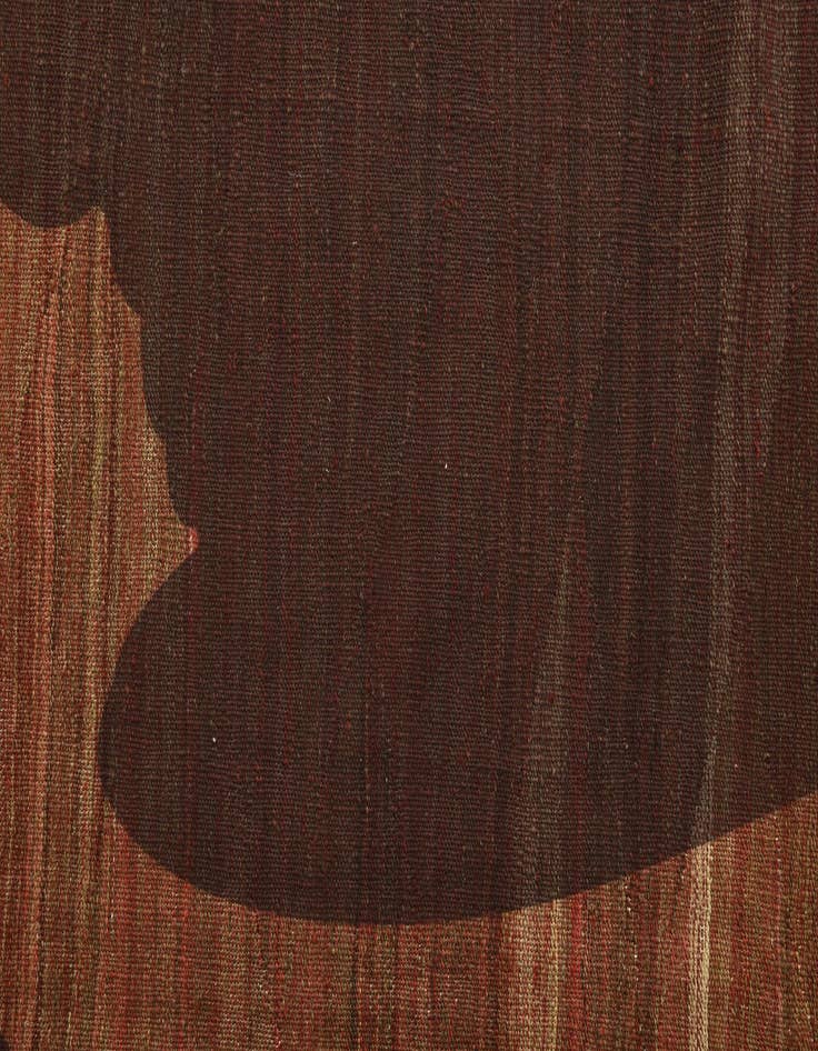 Detail image of 6' 3 x 9'  Hand Woven Kilim Modern Wool Rug