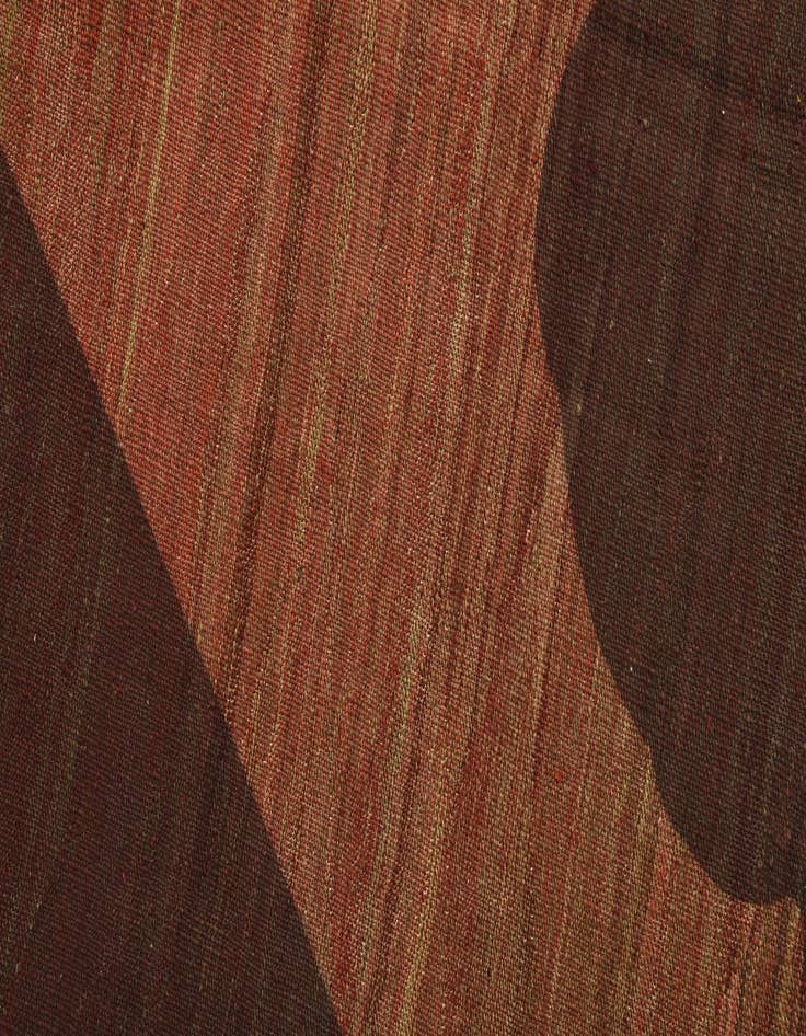 Detail image of 6' 3 x 9'  Hand Woven Kilim Modern Wool Rug