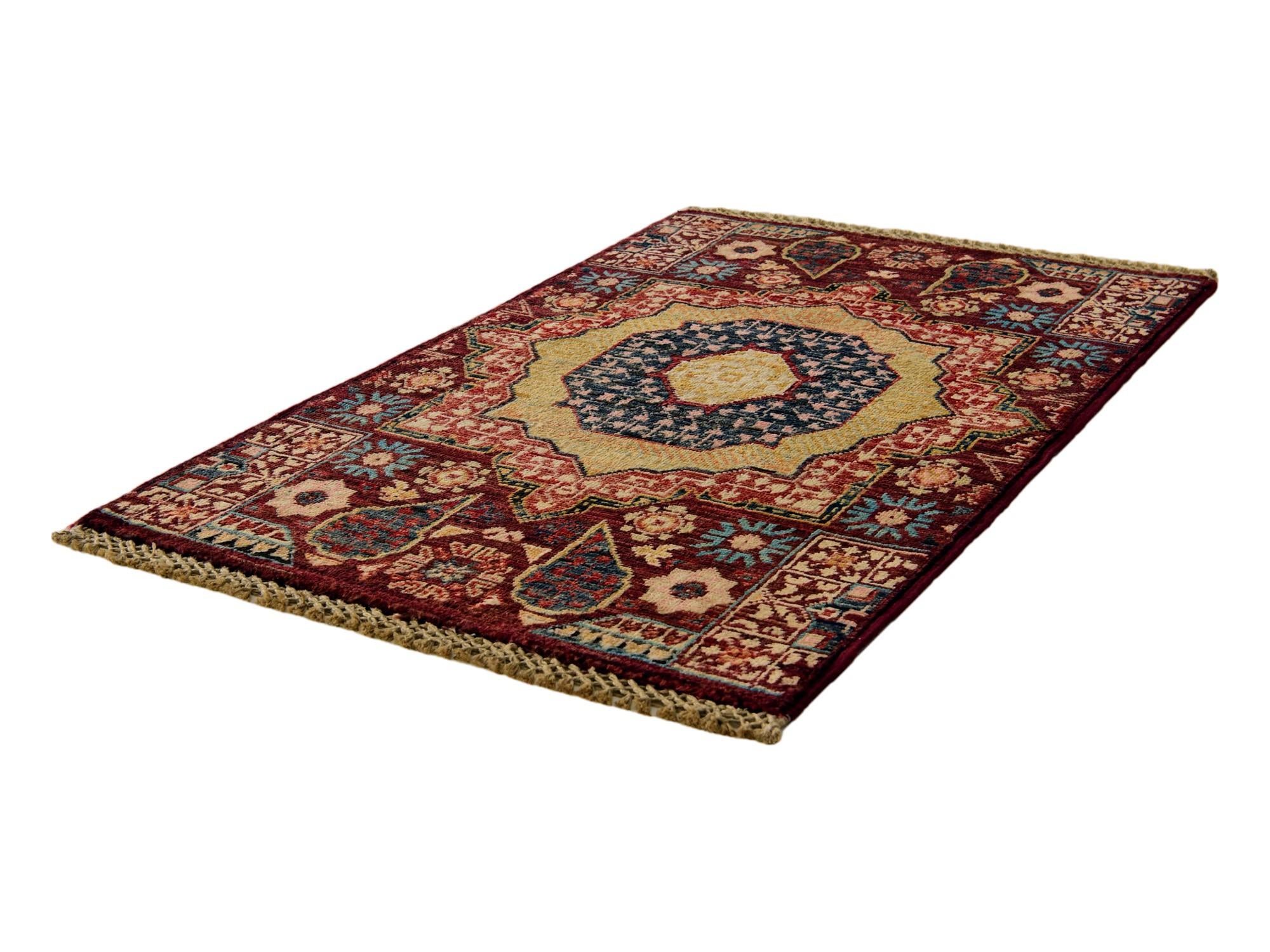1' 11 x 3' Hand Knotted Mamluk Ziegler Rug