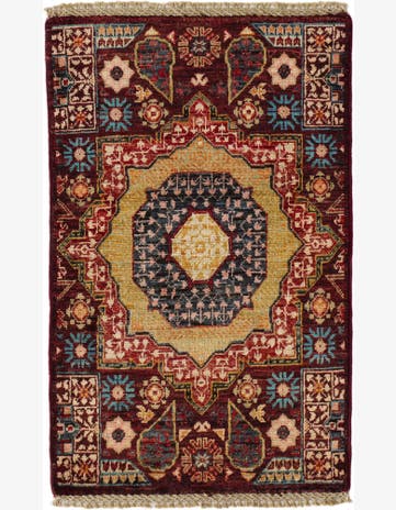 1' 11 x 3' Hand Knotted Mamluk Ziegler Rug