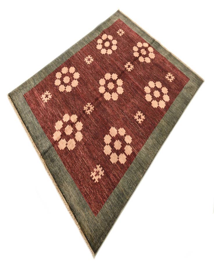 Detail image of 5' x 6' 5  Hand Knotted Modern Ziegler Rug